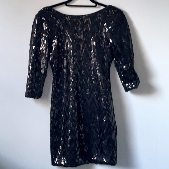 EUC Black sequined Dress - Picture 1 of 2